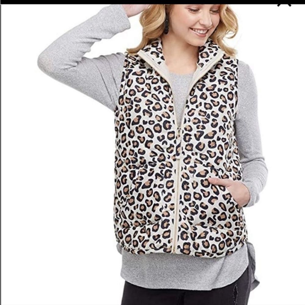 Mud Pie Cheetah Vest 